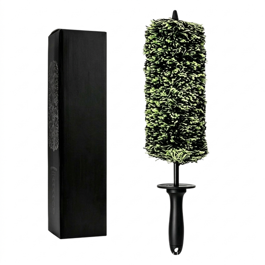 Wheel Brush for Deep Cleaning – Reaches Wheel Barrels and Brake Calipers