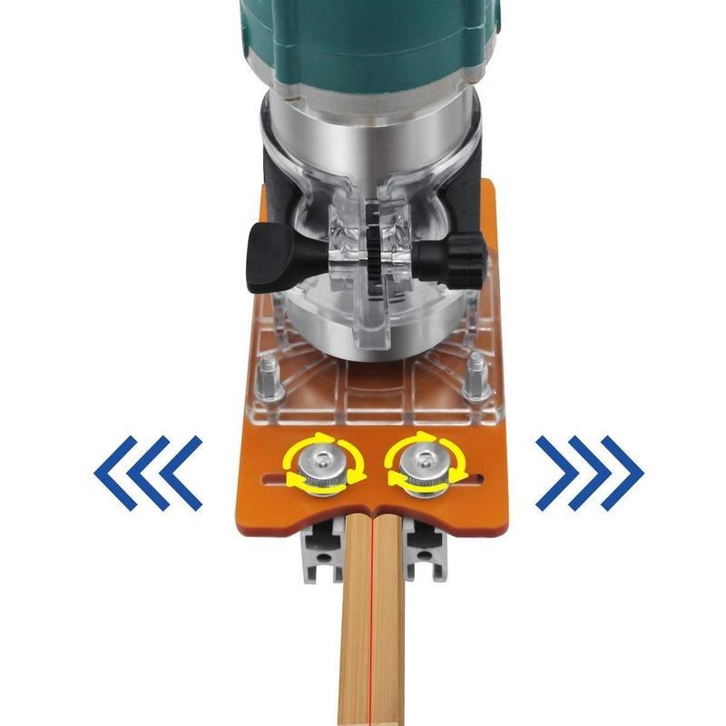 Router Jig for Trim Routers – Slot Cutting and Clamping
