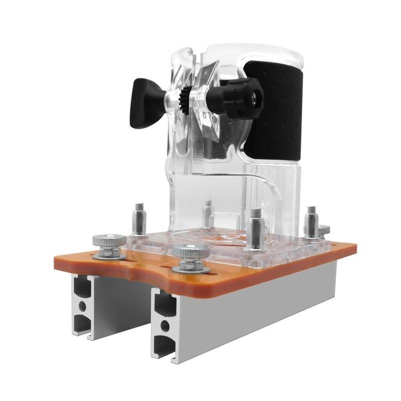 Router Jig for Trim Routers – Slot Cutting and Clamping