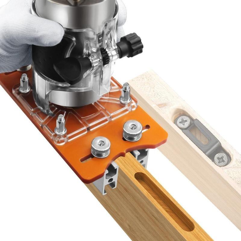 Router Jig for Trim Routers – Slot Cutting and Clamping