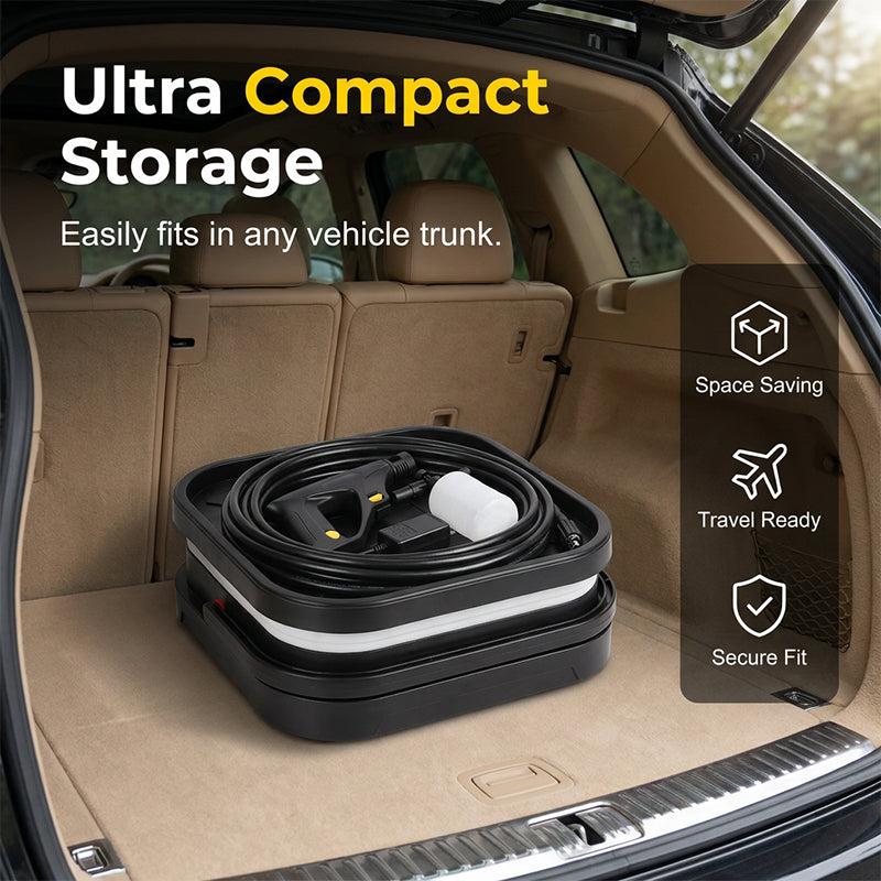 Portable Car Washer with Collapsible Tank – Pressure Washer
