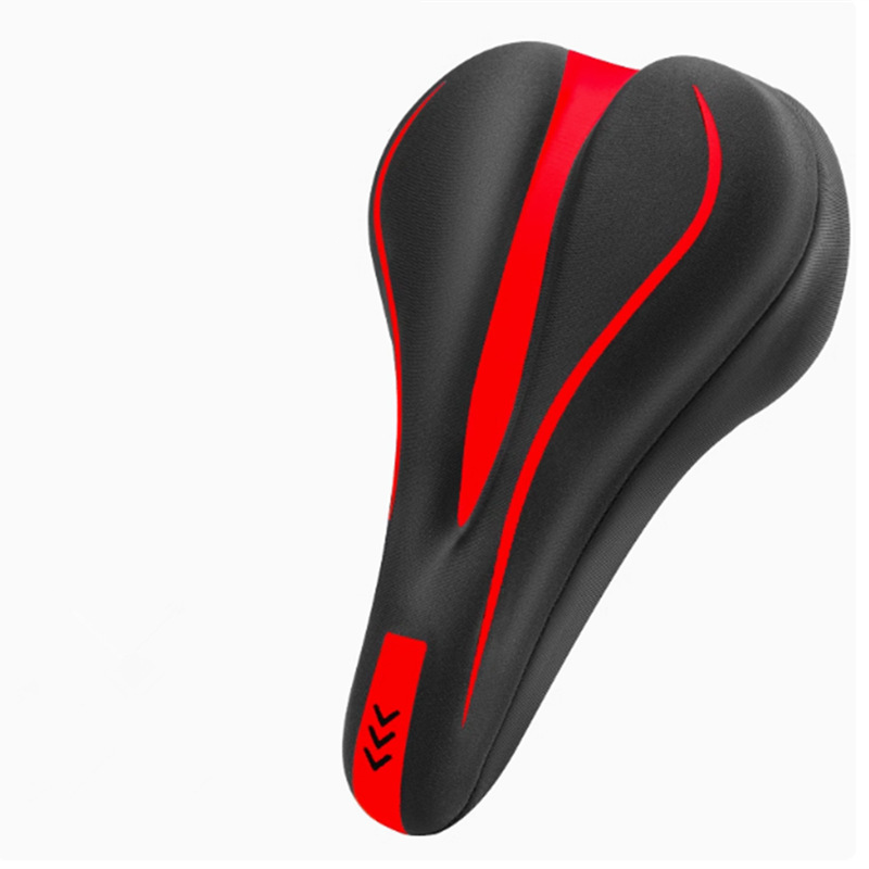 Ergonomic Saddle Cover with Silicone Gel and Memory Foam