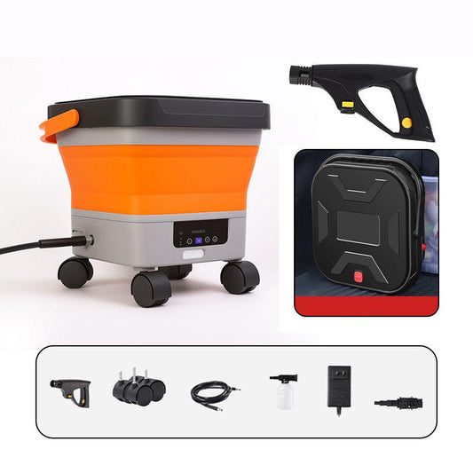 Portable Car Washer with Collapsible Tank – Pressure Washer