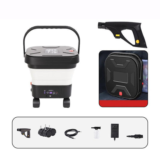 Portable Car Washer with Collapsible Tank – Pressure Washer