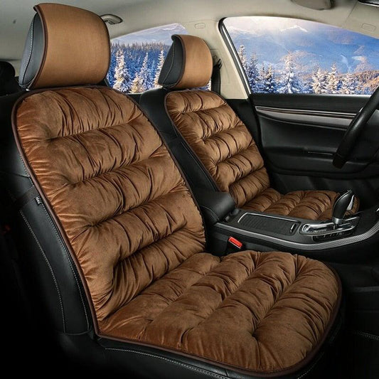 Padded Car Seat Cover – Soft Velvet, Front and Rear Seat