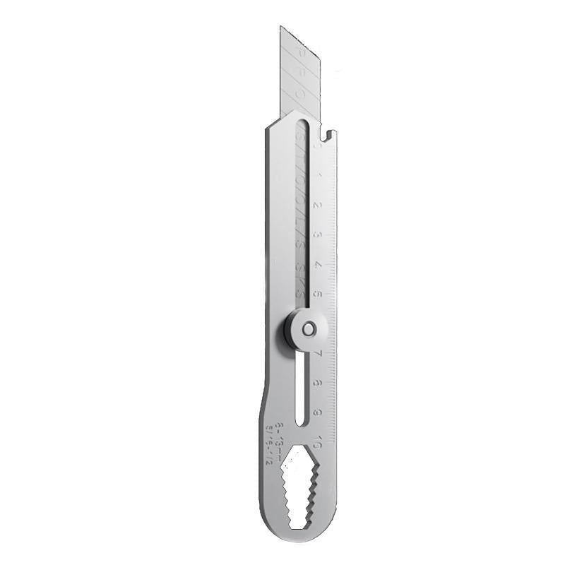 Utility Knife with Rotary Lock – Stainless Steel