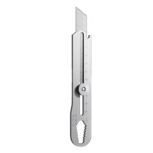Utility Knife with Rotary Lock – Stainless Steel