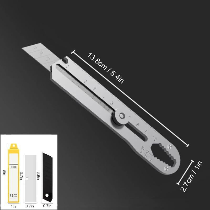 Utility Knife with Rotary Lock – Stainless Steel