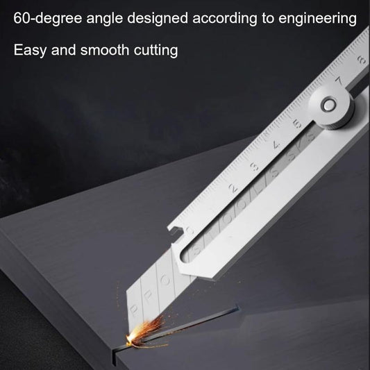 Utility Knife with Rotary Lock – Stainless Steel