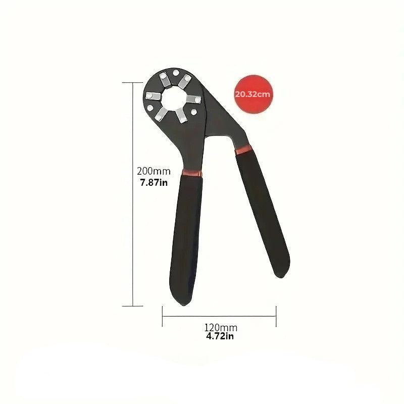 Universal Wrench with Self-Adjusting Head